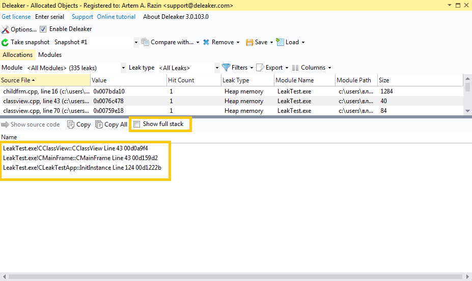 About Tracing Allocations